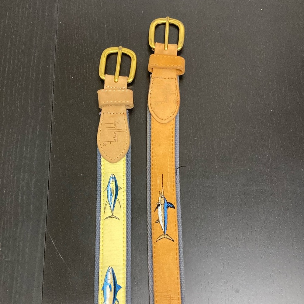 Guy Harvey leather belts